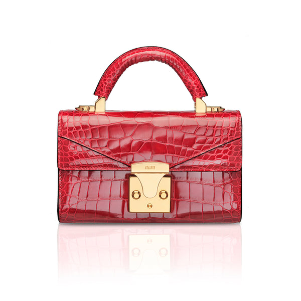 Shoulder Bag 2.5 Small in Cerise Alligator – STALVEY LLC